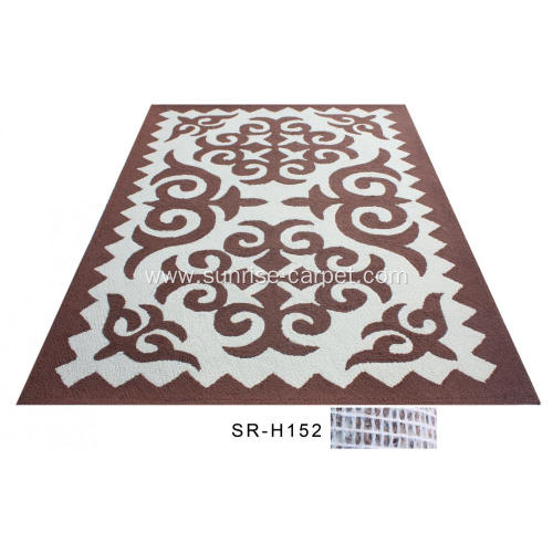 Hand Hooked Carpet With Polyester